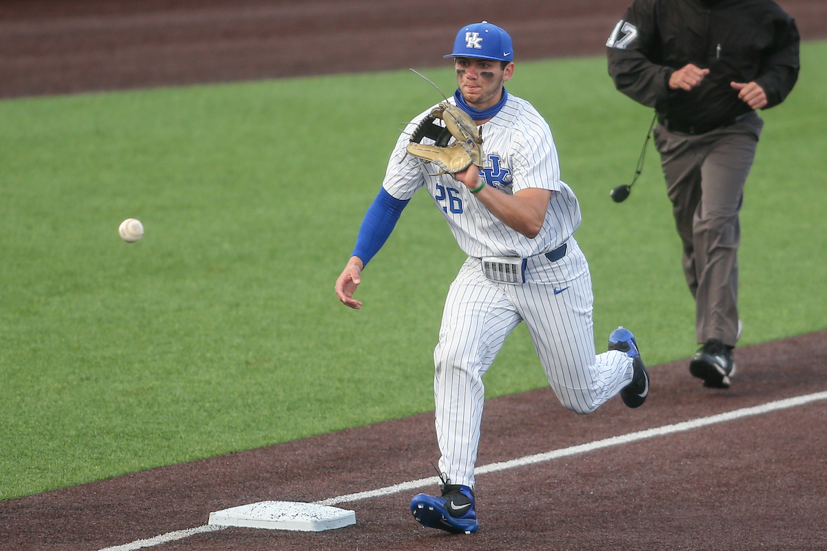 Jacob Plastiak.

Kentucky loses to LSU 8 - 6.

Photo by Sarah Caputi | UK Athletics
