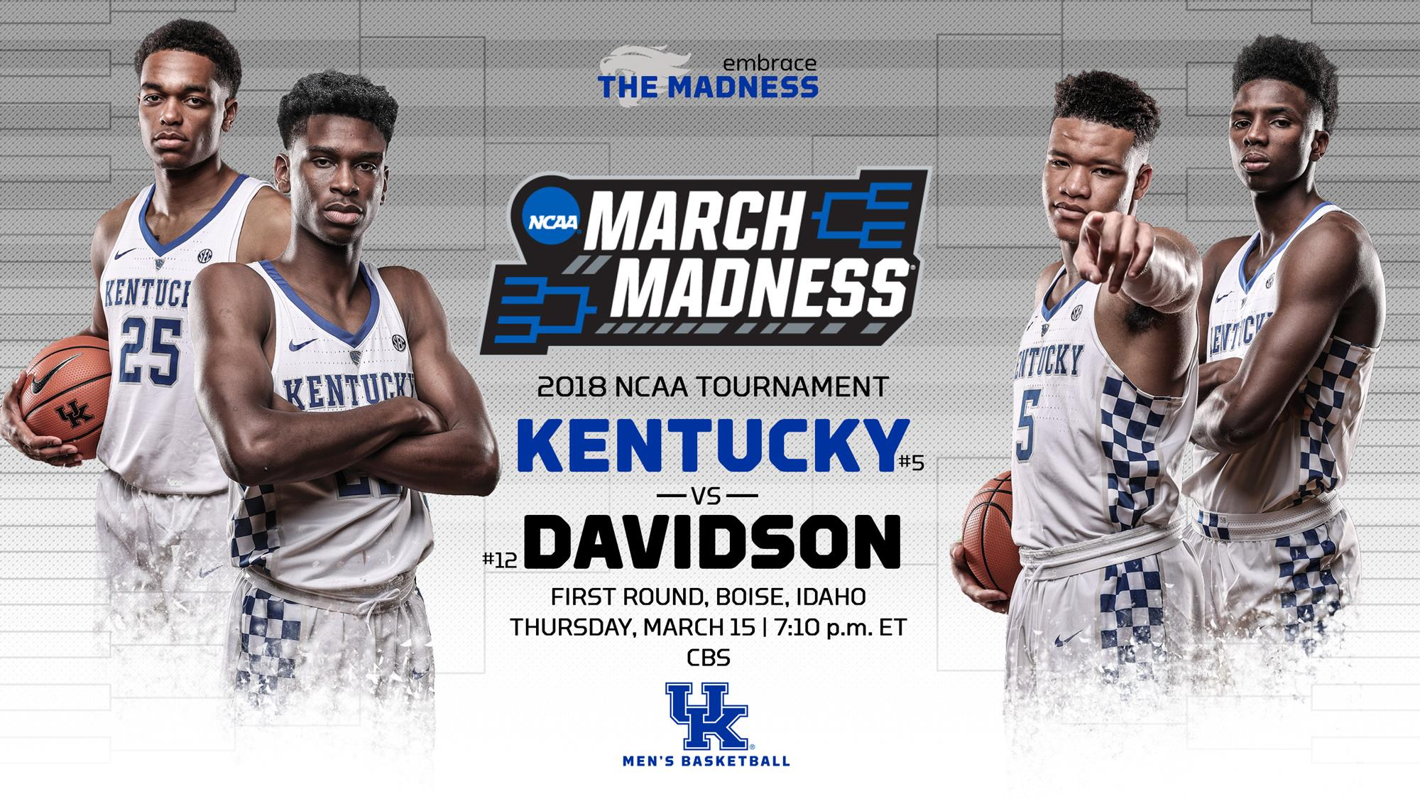 Kentucky Selected for Record 57th NCAA Tournament
