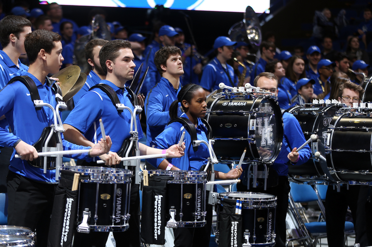 Drum Line

The University of Kentucky women's basketball team falls to South Carolina on Sunday, January 21, 2018 at Rupp Arena. 

Photo by Britney Howard | UK Athletics