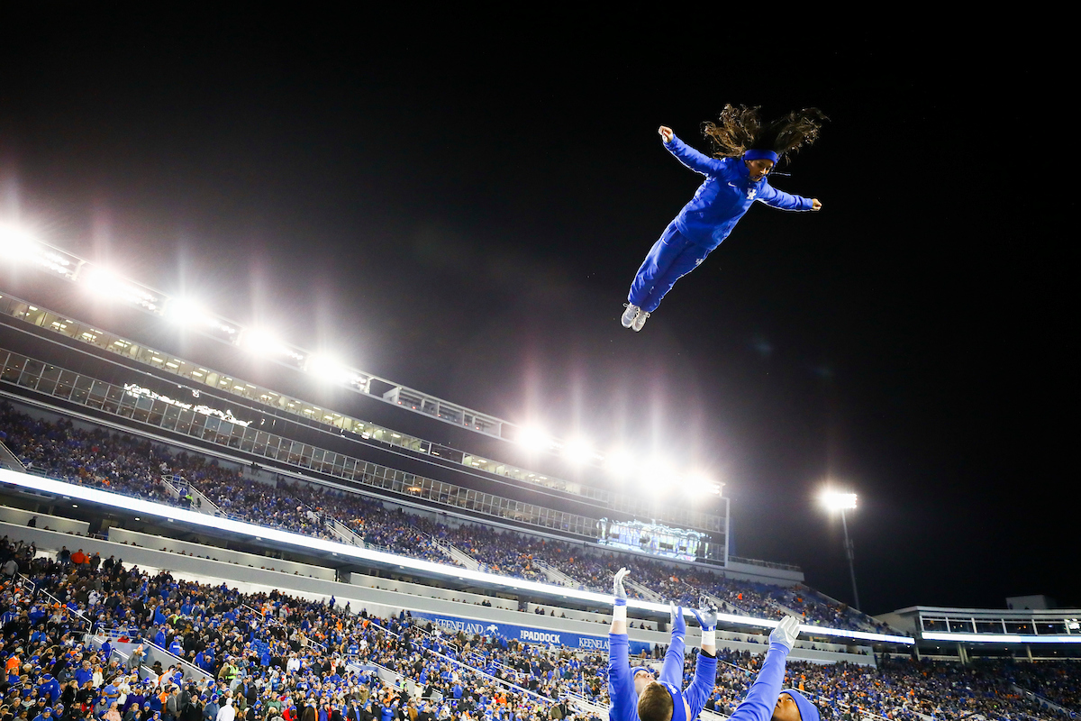 Cheerleaders.

Kentucky falls to Tennessee 17-13.

Photo by Chet White | UK Athletics