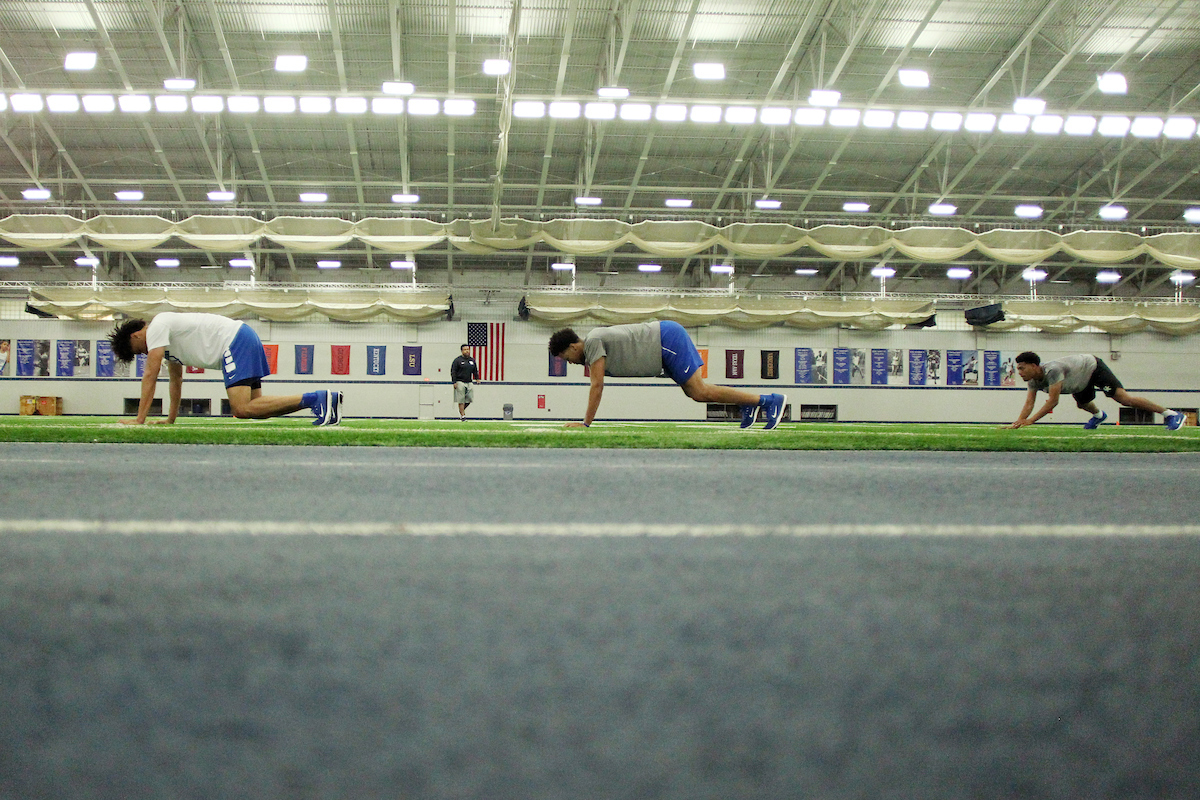 Nick Richards. EJ Montgomery. Quade Green.

The men's basketball conditions on Tuesday, July 10th, 2018 at Nutter Field house in Lexington, Ky.

Photo by Quinlan Ulysses Foster I UK Athletics