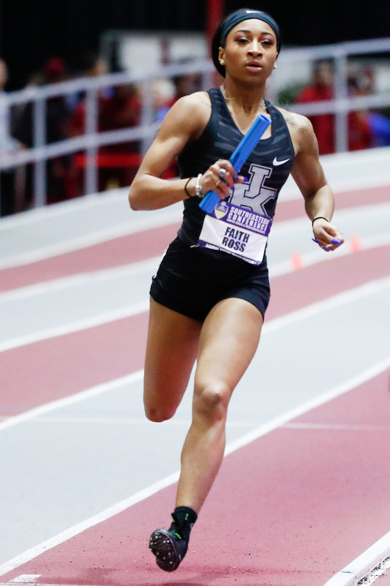Faith Ross.

Day one of the 2019 SEC Indoor Track and Field Championships.

Photo by Chet White | UK Athletics