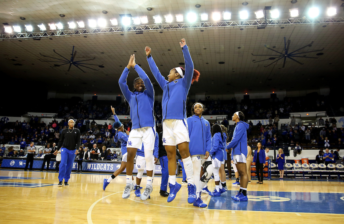 Jaida Roper, Taylor Murray
The UK Women's Basketball falls to South Carolina. 

Photo by Britney Howard | UK Athletics