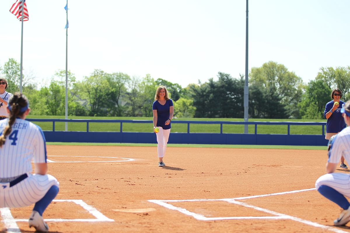 The University of Kentucky softball team during Game 1 against South Carolina for Senior Day on Sunday, May 6th, 2018 at John Cropp Stadium in Lexington, Ky.

Photo by Quinn Foster I UK Athletics