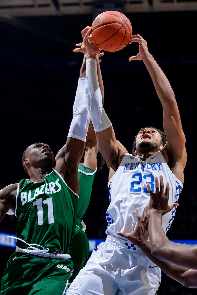 EJ Montgomery. 

Kentucky beat UAB  69-58.

Photo By Barry Westerman | UK Athletics