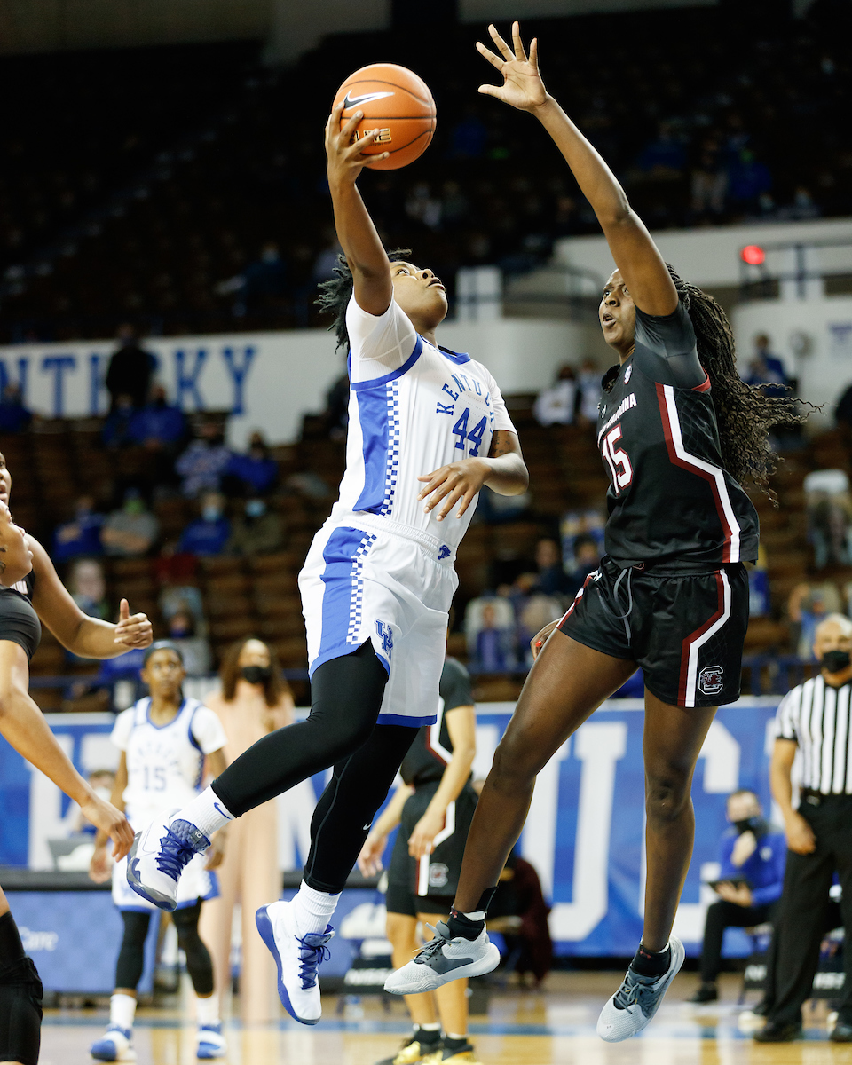Dre’una Edwards. 

Kentucky falls to South Carolina 75-70.

Photo by Elliott Hess | UK Athletics