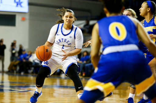 Sabrina Haines.

Kentucky beats Morehead 79-54

Photo by Hannah Phillips | UK Athletics