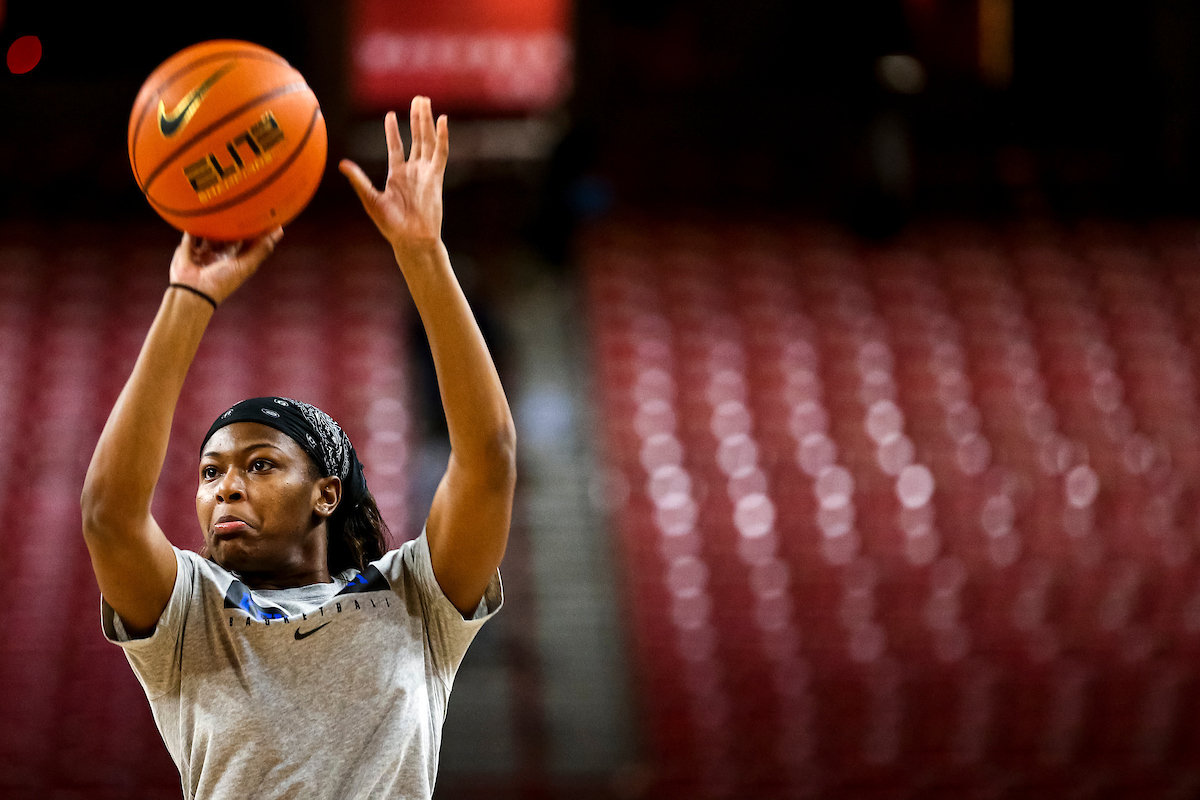 Robyn Benton.

Kentucky at Arkansas Shootaround.

Photo by Eddie Justice | UK Athletics