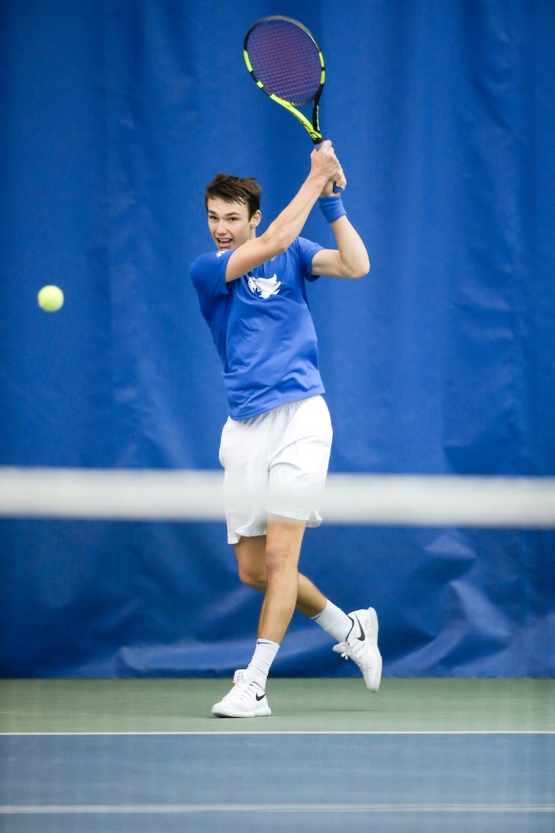 Cesar Bourgois.

Kentucky men's tennis hosts Notre Dame.

Photo by Isaac Janssen | UK Athletics