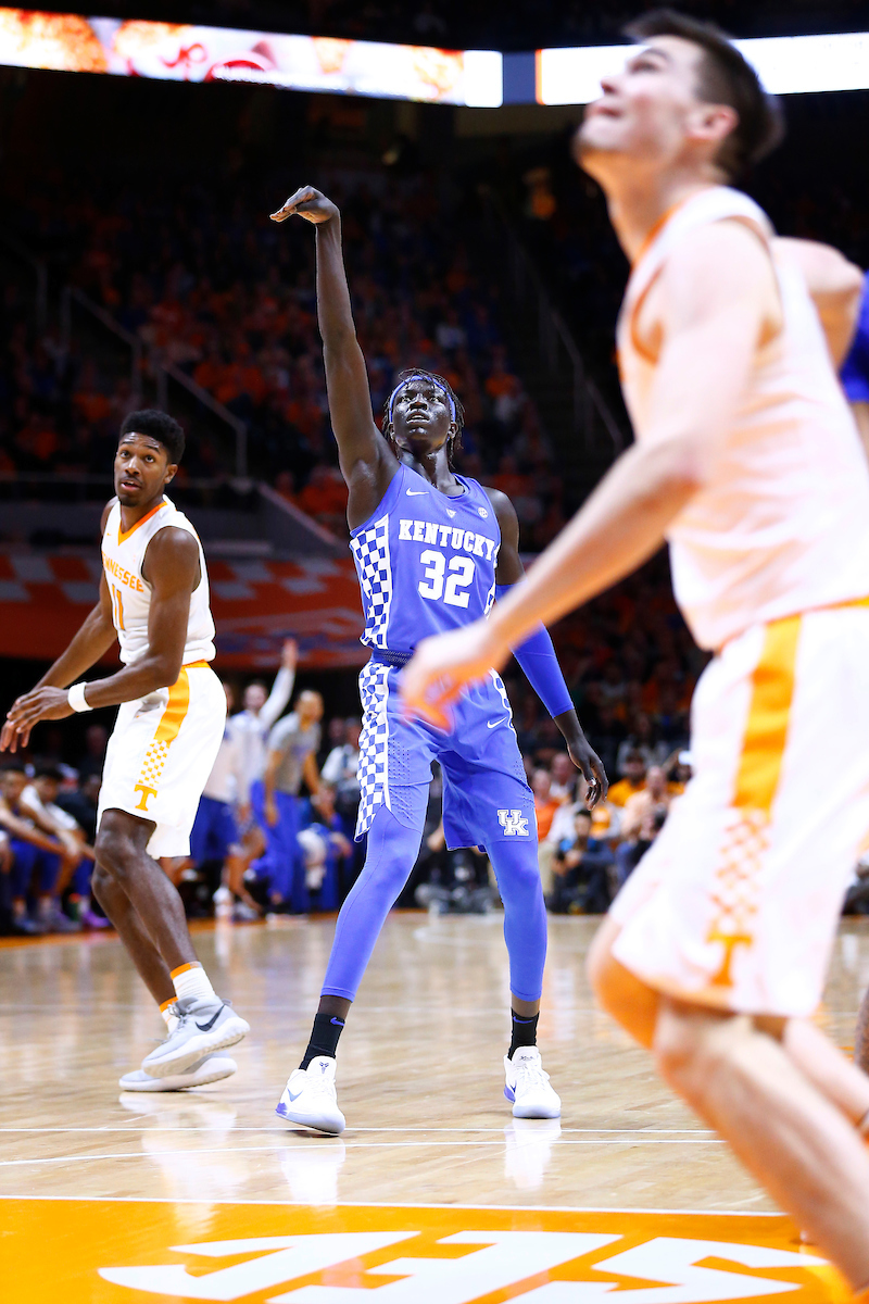 Wenyen Gabriel.

The University of Kentucky men's basketball team falls to Tennessee 76-65 on Saturday, January 6, 2018, at Thompson-Boling Arena in Knoxville, TN.

Photo by Chet White | UK Athletics