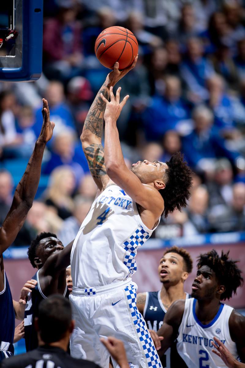 Nick Richards. Kahlil Whitney.

Kentucky beat Mount St. Mary’s 82-62.

Photo by Chet White | UK Athletics
