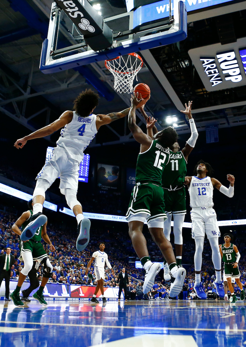 Nick Richards. 

Kentucky beat UAB  69-58.

Photo By Barry Westerman | UK Athletics