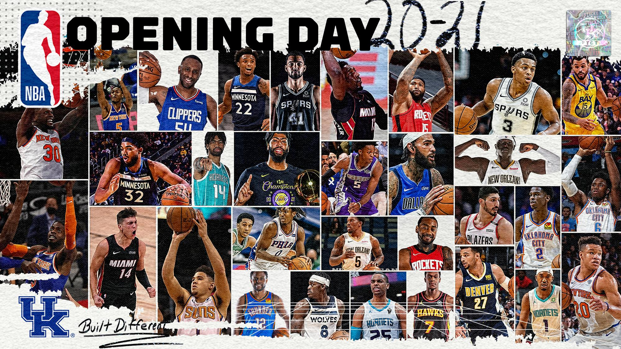 UK MBB Leads Nation with 31 Players on NBA Opening-Day Rosters