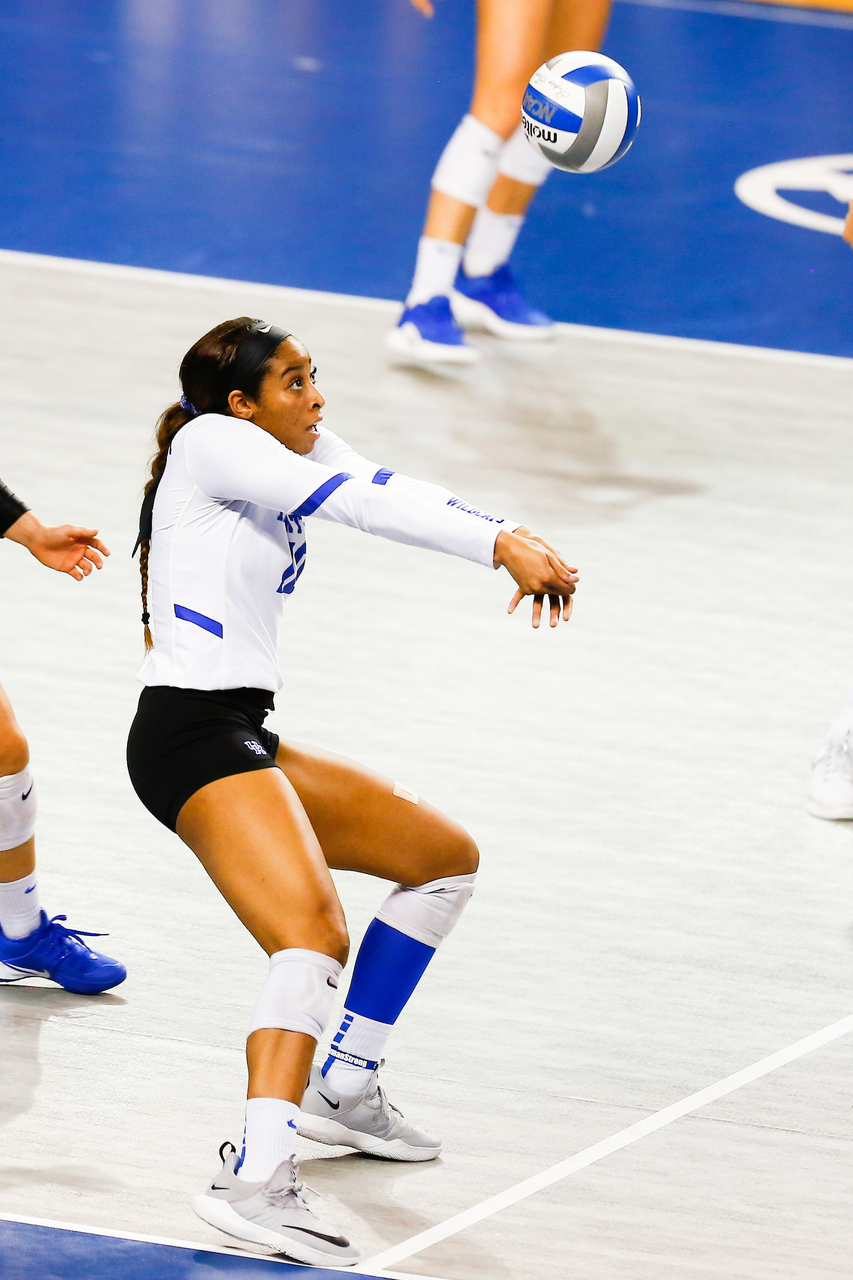 Caitlyn Cooper.

UK defeats UofL 3-0.  

Photo by Hannah Phillips | UK Athletics