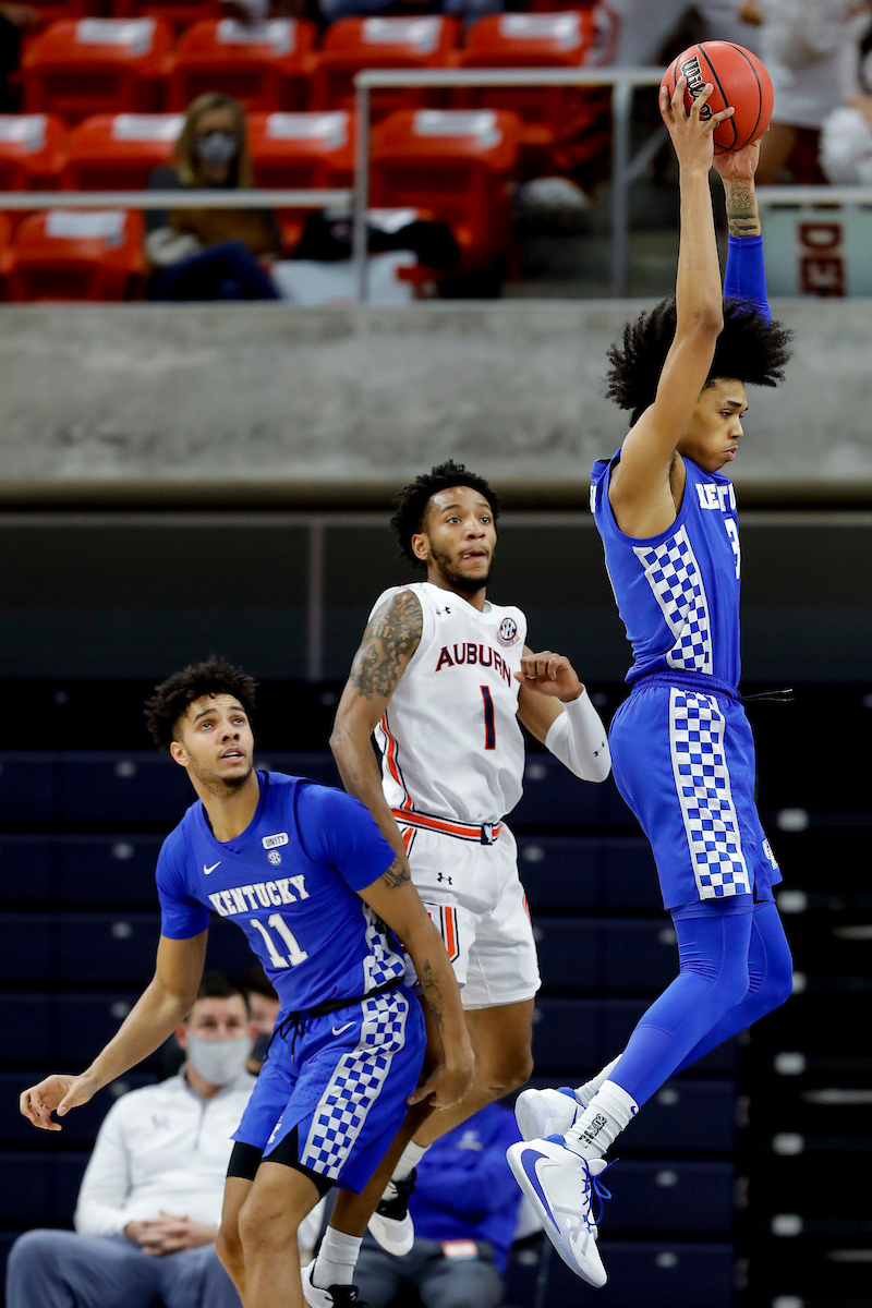 Brandon Boston Jr. Dontaie Allen.

Kentucky loses to Auburn, 66-59.

Photo by Chet White | UK Athletics