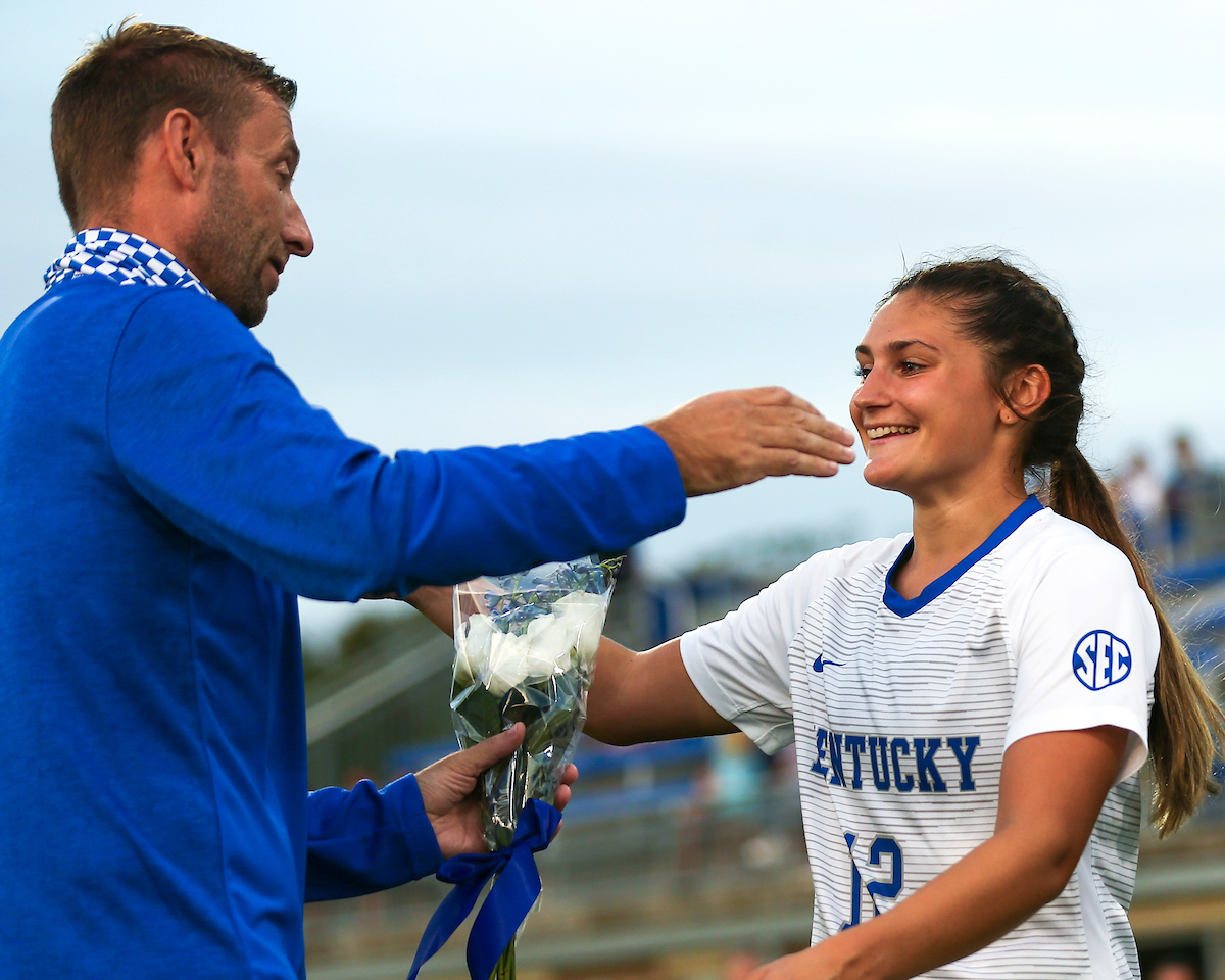 Gretchen Mills.

Women’s Soccer Senior Night.

Photo by Grace Bradley | UK Athletics