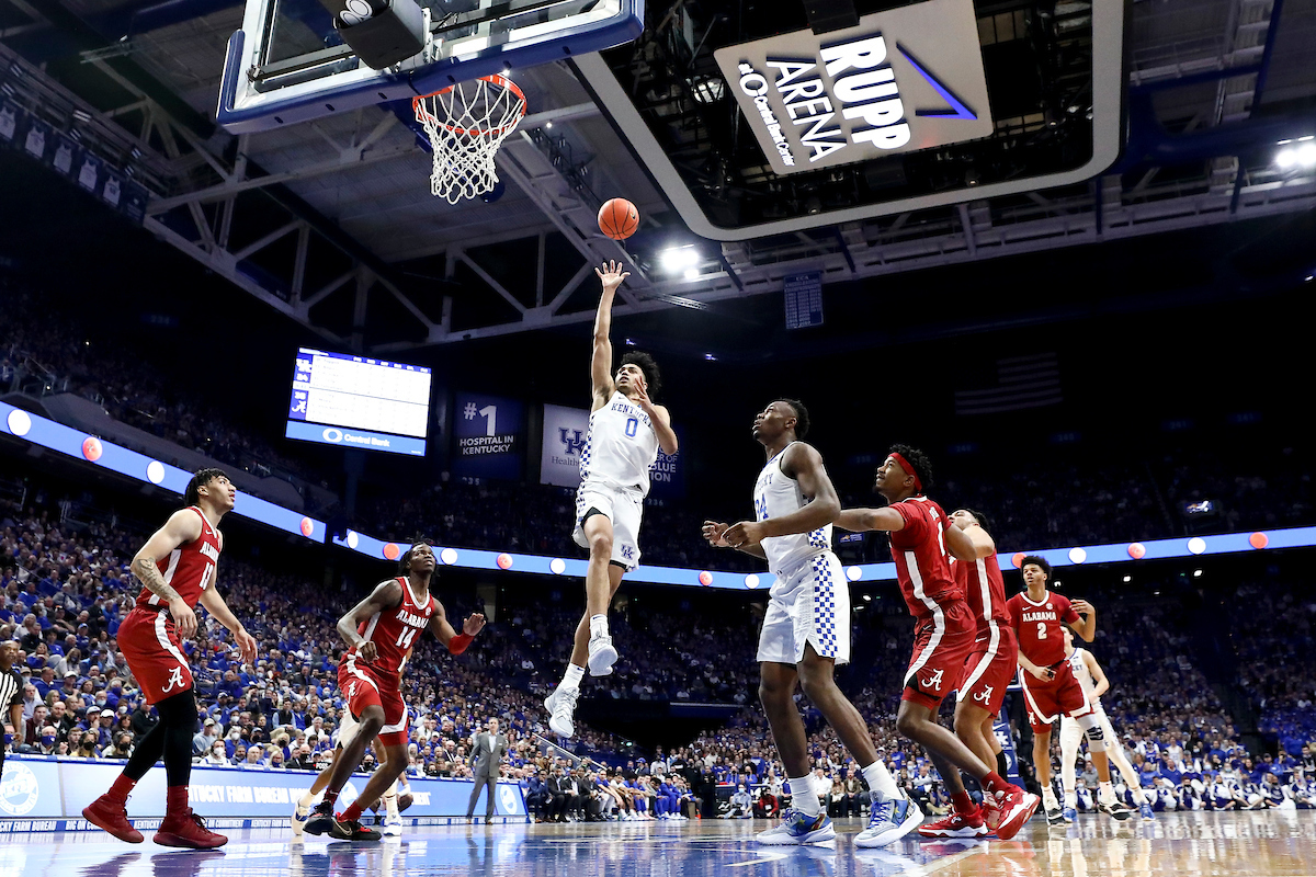 Jacob Toppin.

Kentucky beat Alabama 90-81.

Photos by Chet White | UK Athletics