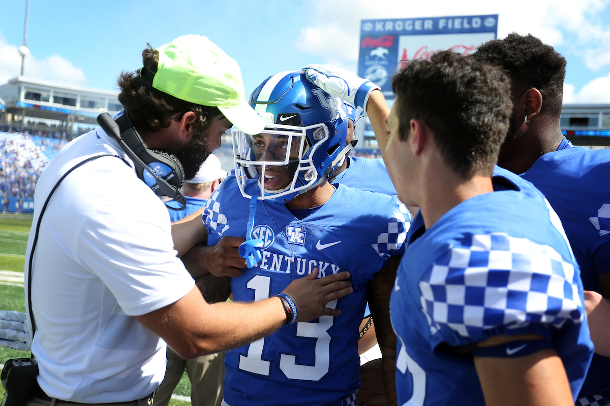 Zy'Aire Hughes

UK football beats Murray State 48-10.

Photo by Britney Howard | UK Athletics