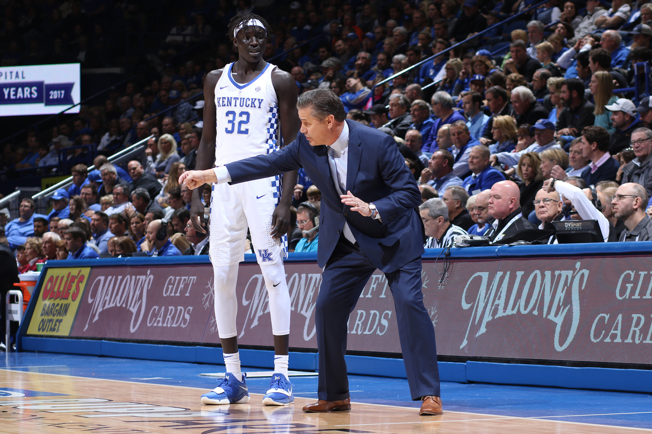 Wenyen Gabriel.

The University of Kentucky men's basketball team beat Troy 70-62 on Monday, November 20th, 2017 at Rupp Arena in Lexington, Ky.

Photo by Quinn Foster I UK Athletics