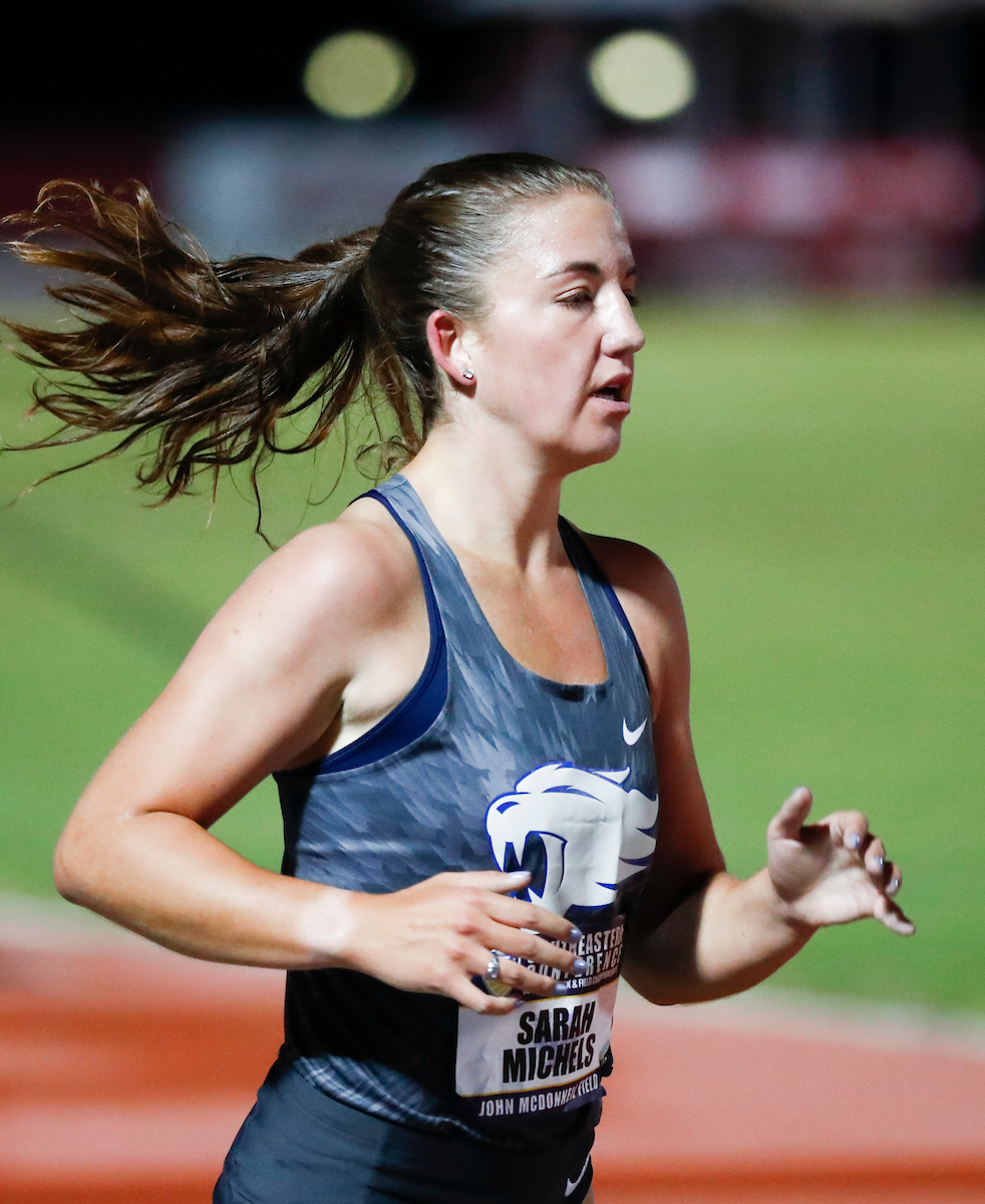 Sarah Michels.

Day one of the 2019 SEC Outdoor Track and Field Championships.
