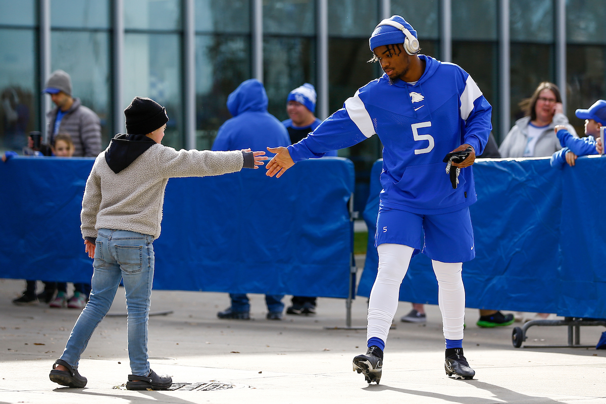 DeAndre Square. 

Kentucky beat New Mexico State 56-16.

Photo By Barry Westerman | UK Athletics