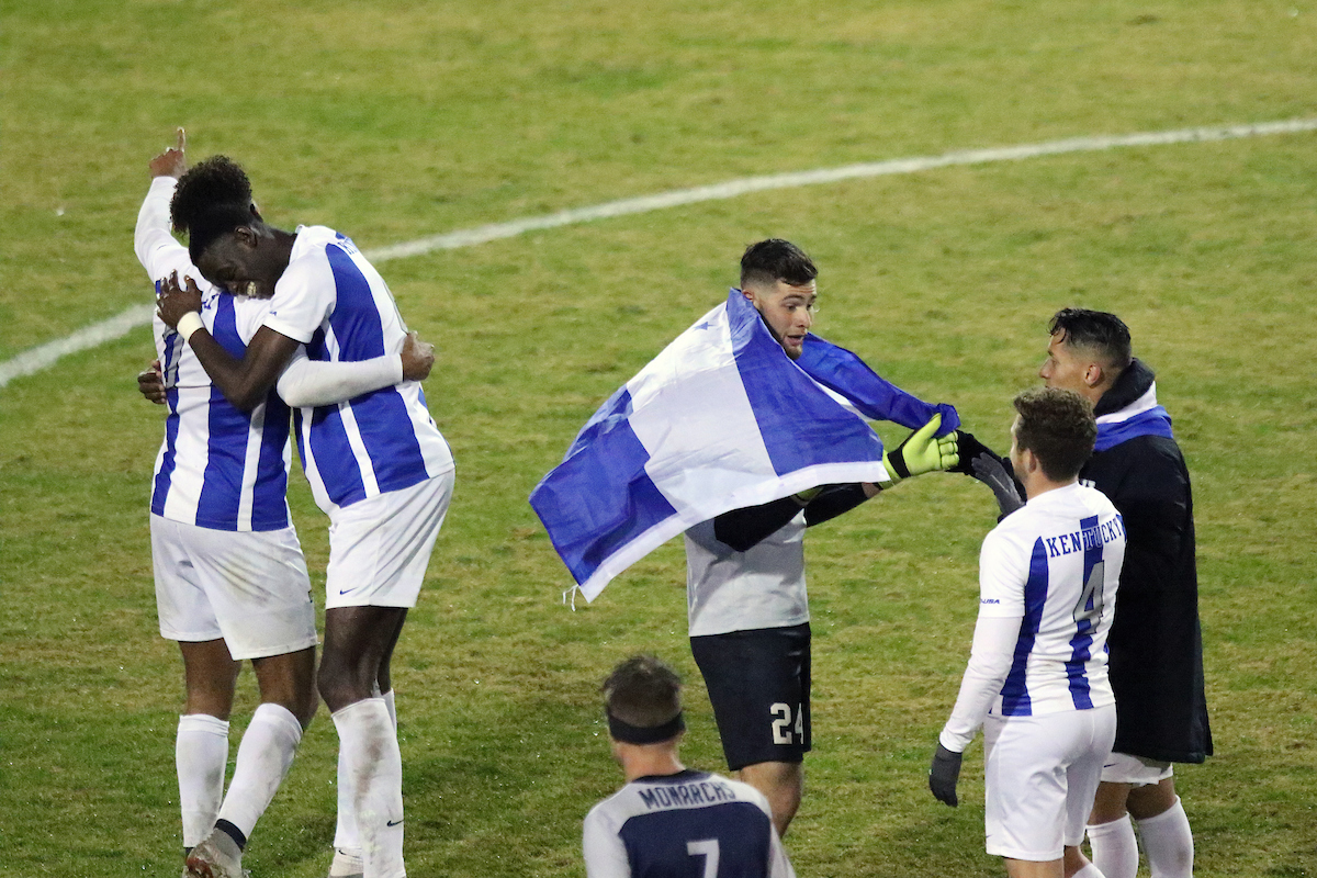 Enrique Facusse.

UK men's soccer defeats ODU to win Conference USA on Friday, November 2nd, 2018 at The Bell in Lexington, Ky.

Photo by Alex Martens.