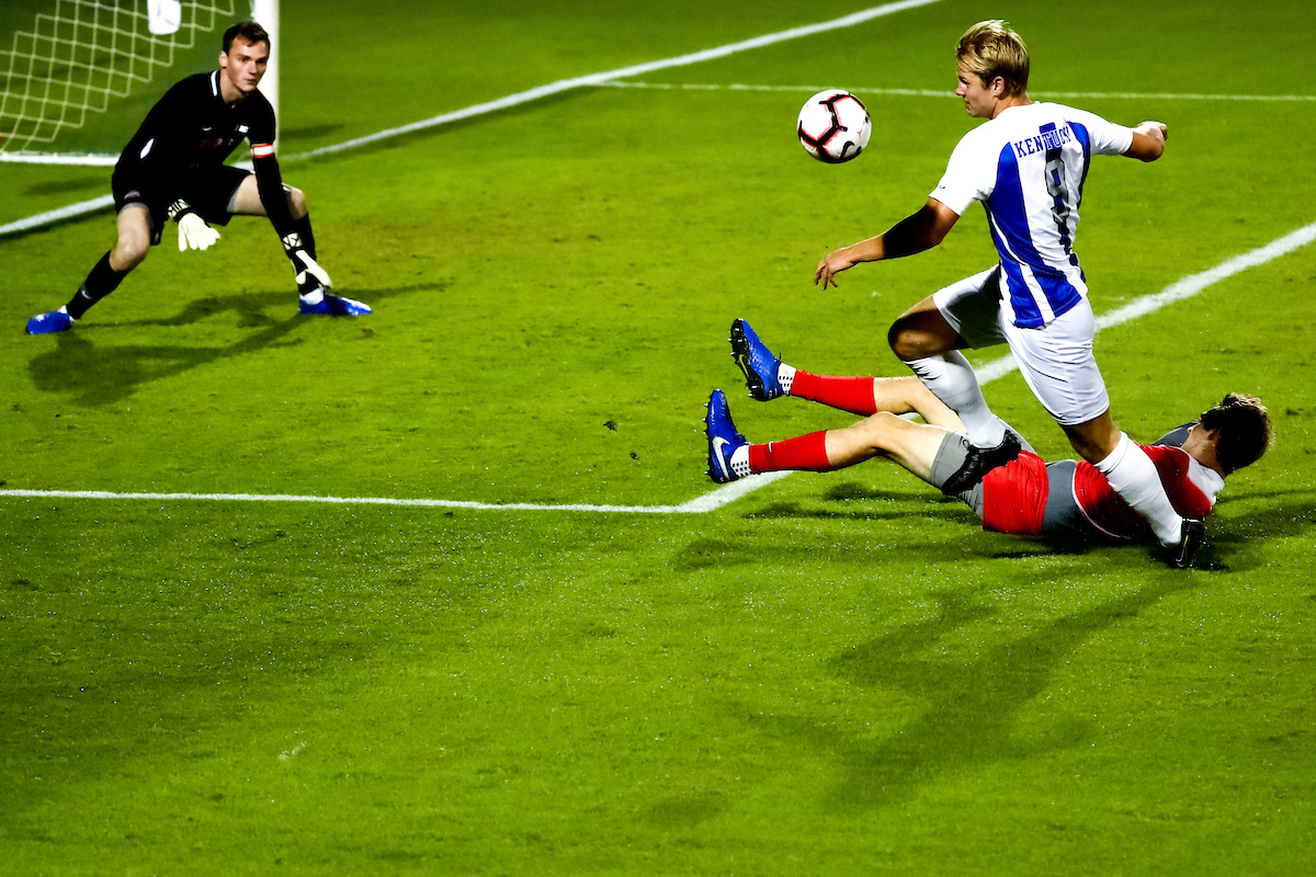 Eythor Bjorgolfsson. 

Kentucky defeats Ohio State University 2-1. 

Photo by Eddie Justice | UK Athletics