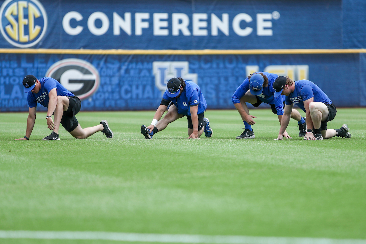 Alonzo Rubalcaba.

Kentucky Baseball Practice at the 2022 SEC Tournament.

Photo by Sarah Caputi | UK Athletics