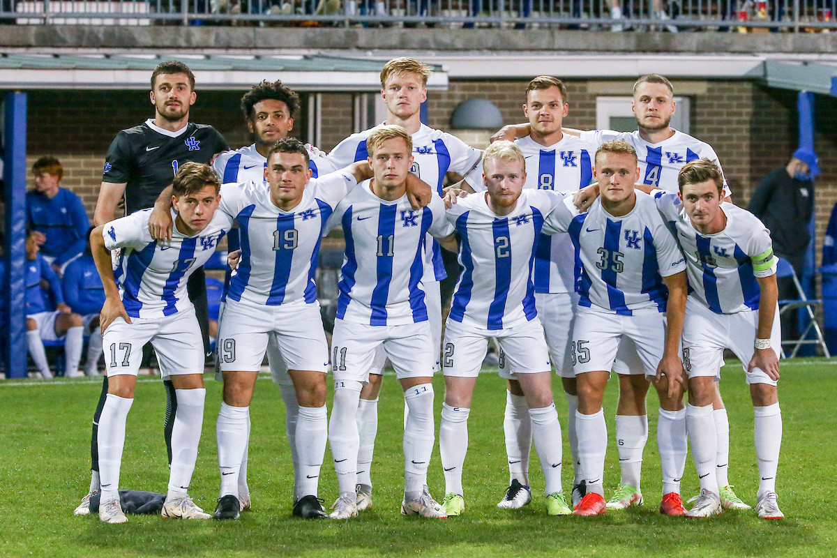 Team.

Kentucky beats West Virginia, 1 - 0.

Photo by Sarah Caputi | UK Athletics