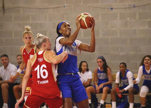 The women's basketball team takes a 74-46 loss against TK Hannover on Tuesday, August 7, 2018, on their summer trip to Italy.

Photos by Noah J. Richter | UK Athletics