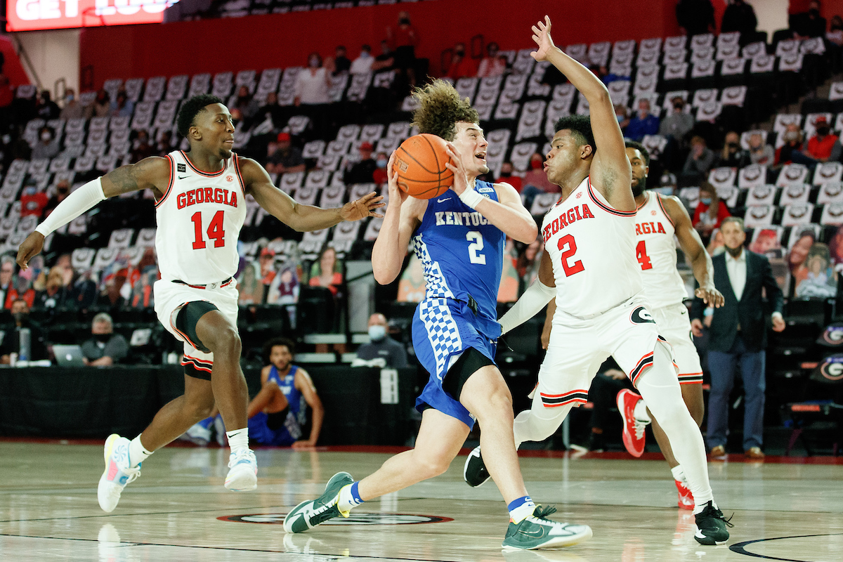 Devin Askew.

Kentucky falls to Georgia, 63-62.

Photo by Elliott Hess | UK Athletics