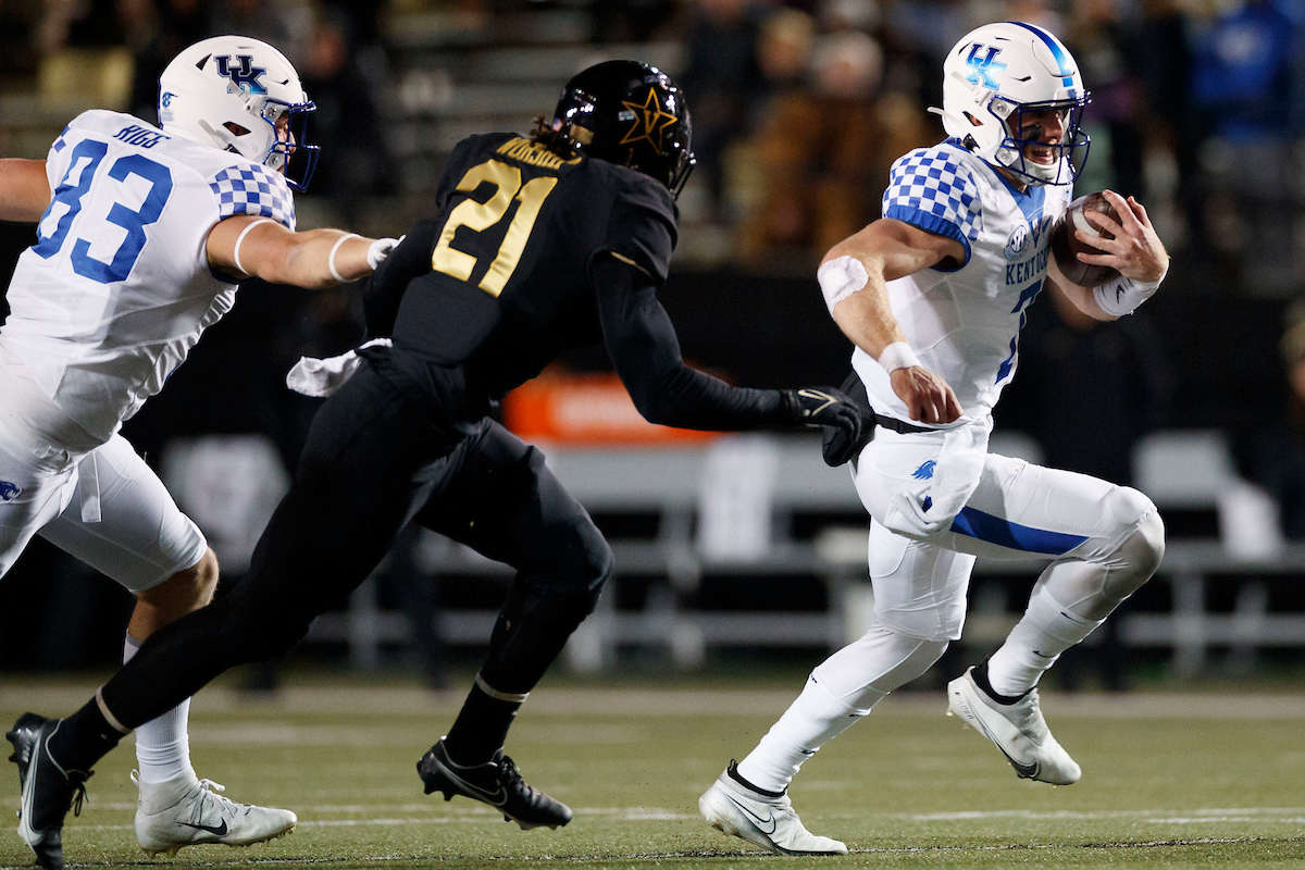 Will Levis.

Kentucky beats Vandy, 34-17.

Photo by Elliott Hess | UK Athletics