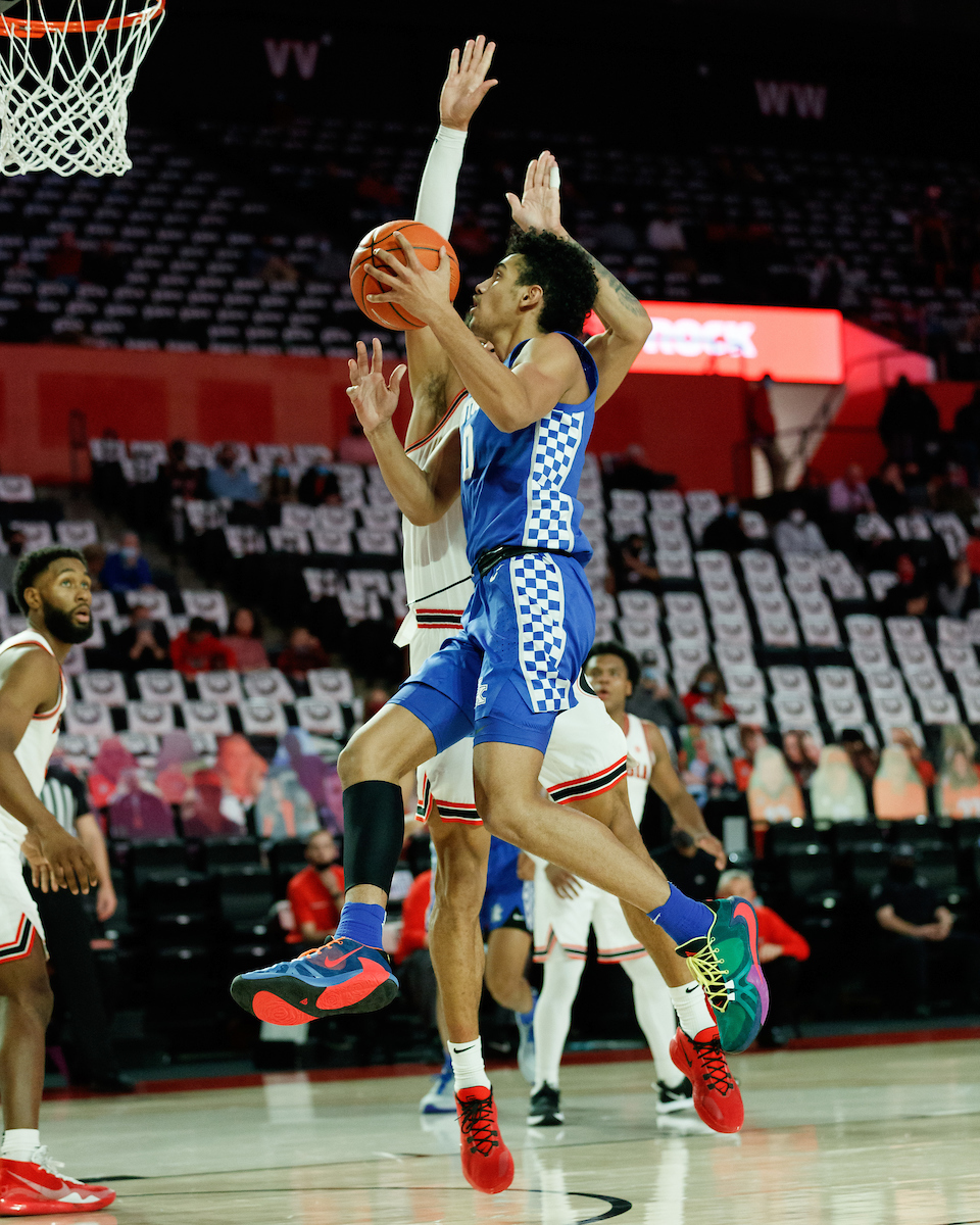 Jacob Toppin.

Kentucky falls to Georgia, 63-62.

Photo by Elliott Hess | UK Athletics