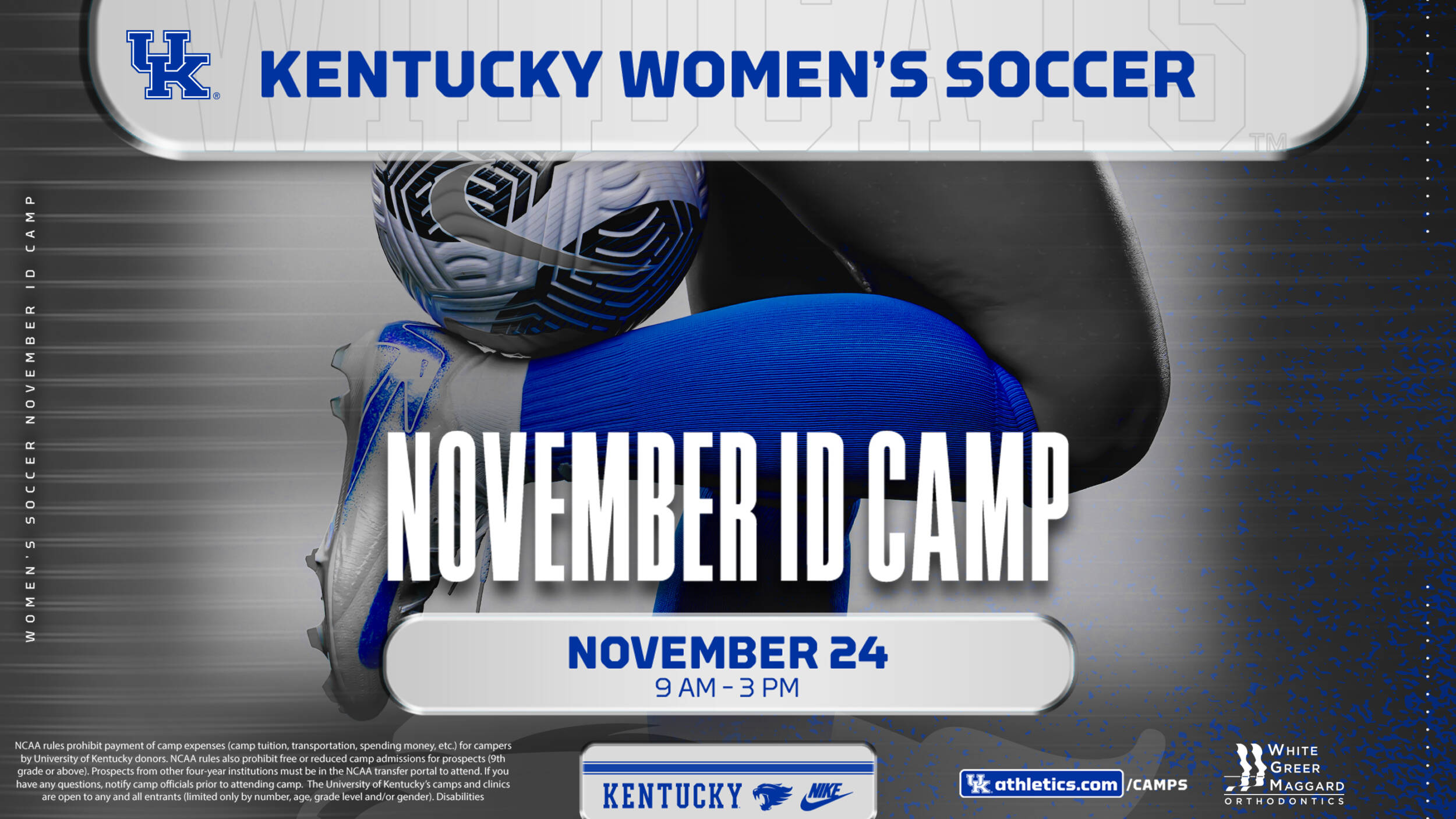 Women's Soccer November ID Soccer Camp