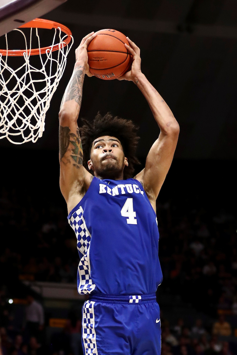 Nick Richards.

Kentucky beat LSU 79-76.

Photo by Chet White | UK Athletics
