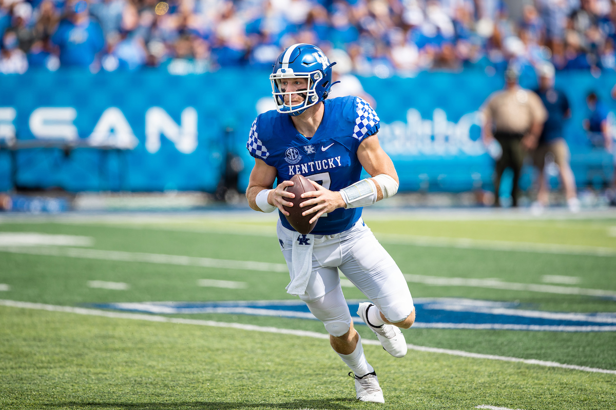 Will Levis

UK beats UTC, 28-23.

Photo by Jacob Noger | UK Athletics