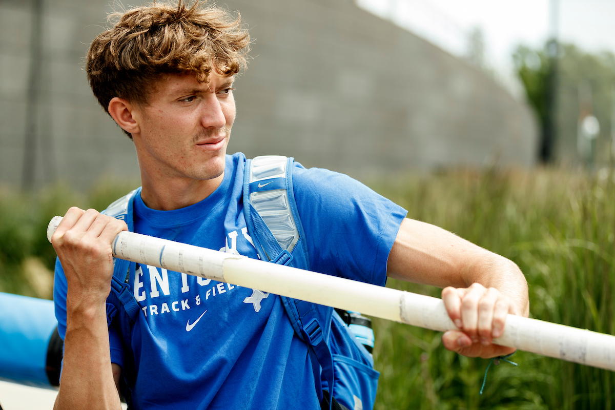 Keaton Daniel.

Shake out.

NCAA Track and Field Outdoor Championships.

Photo by Chet White | UK Athletics