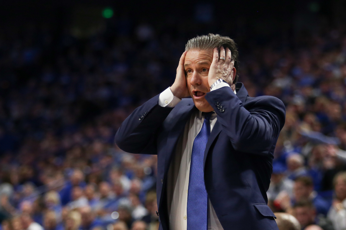 John Calipari.

UK falls to LSU 73-71.

Photo by Hannah Phillips | UK Athletics
