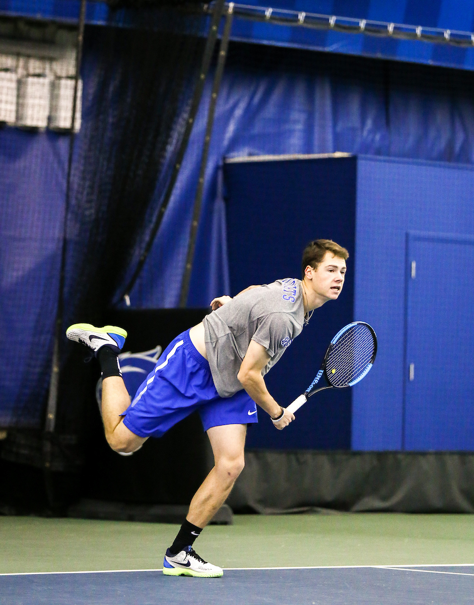 Kevin Huempfner.

University of Kentucky men's tennis hosts Duke.

Photo by Maddie Baker | UK Athletics