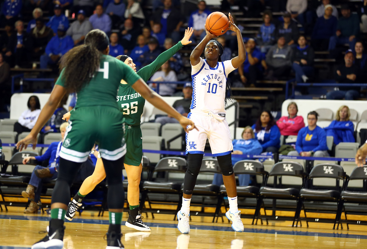 Rhyne Howard

Kentucky beats Stetson 67-48. 

Photo by Britney Howard | Staff