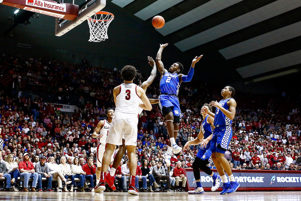 Ashton Hagans.

Kentucky falls to Alabama 77-75 on Saturday, January 5, 2019, at Coleman Coliseum in Tuscaloosa, AL.

Photo by Chet White | UK Athletics
