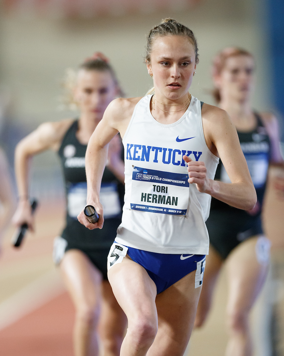 Tori Herman.

Day 1 of NCAA Track and Field Championship.

Photo by Elliott Hess | UK Athletics