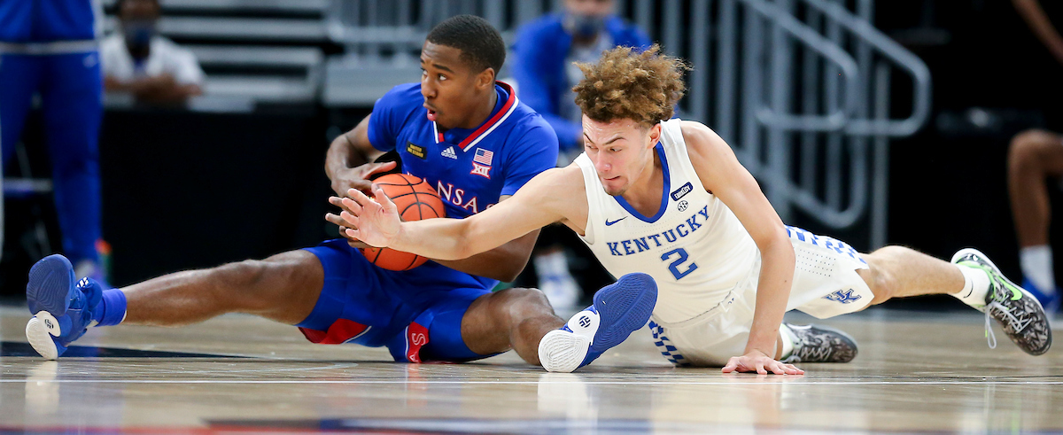 Devin Askew.

Kentucky falls to Kansas, 65-62, in the State Farm Champions Classic.

Photo by Chet White | UK Athletics