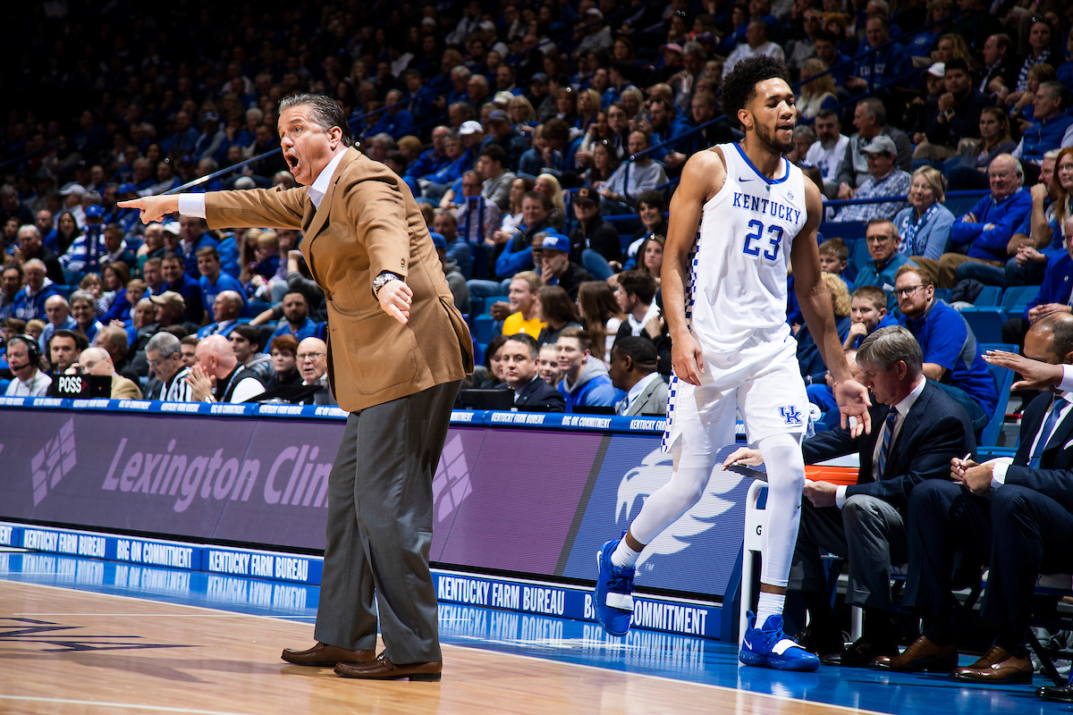 John Calipari.

UK men's basketball beat Winthrop University 87-74 on Wednesday, November 21, 2018.

Photo by Chet White | UK Athletics