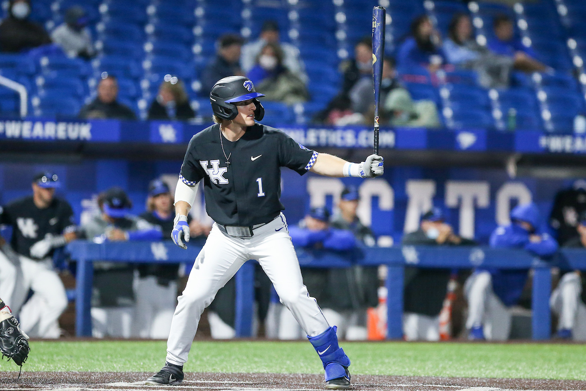 John Rhodes. 

Kentucky loses to Alabama 10 - 1.

Photo by Sarah Caputi | UK Athletics