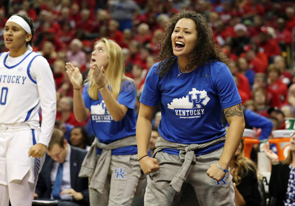 Sabrina Haines

Women's Basketball loses to Louisville on Sunday, December 9, 2018 at the Yum! Center.  

Photo by Britney Howard  | UK Athletics