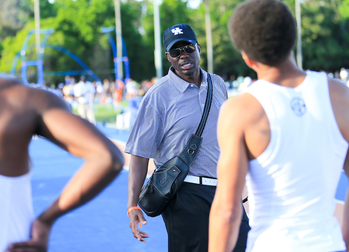 during the Pepsi Florida Relays at James G. Pressly Stadium on Friday, March 29, 2019 in Gainesville, Fla. (Photo by Matt Stamey)