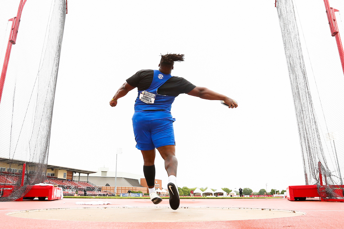 Charles Lenford.

Day three of the 2019 SEC Outdoor Track and Field Championships.