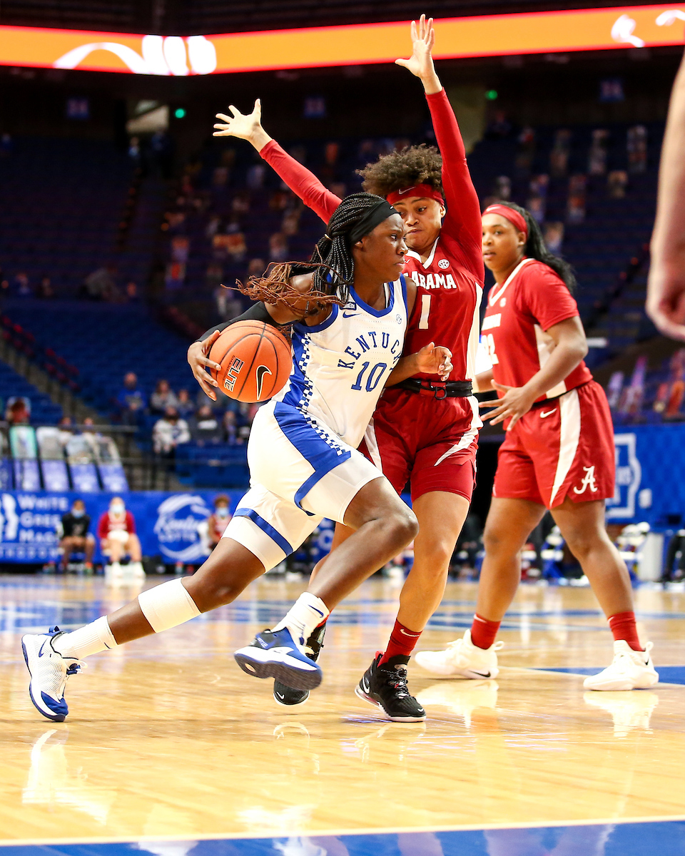 Rhyne Howard. 

Kentucky beats Alabama 81-68.

Photo by Eddie Justice | UK Athletics