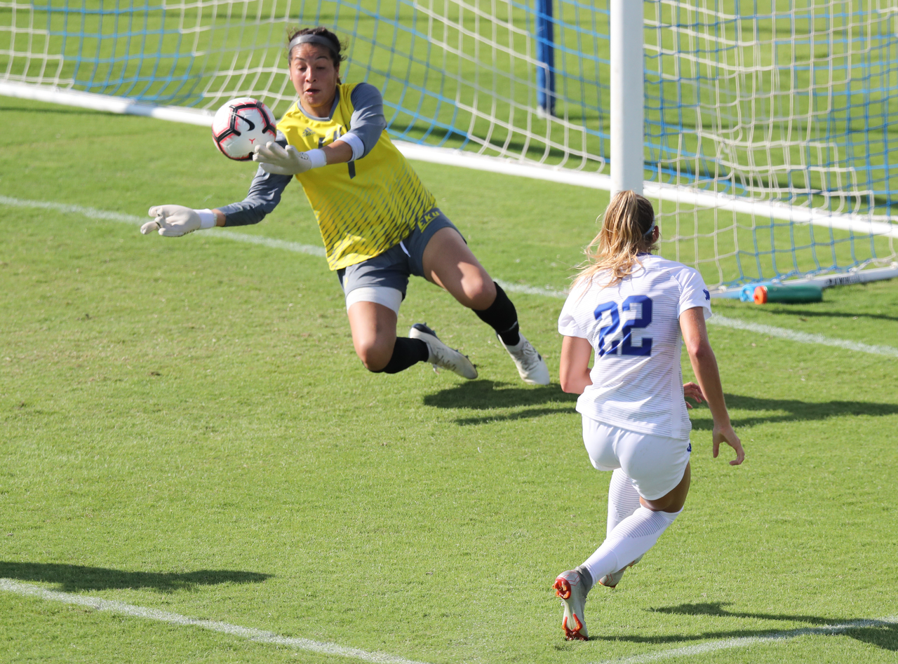 ABBY STEINER.

The University of Kentucky women's soccer team falls to Eastern Kentucky 1-0 Sunday, September 2, at the Bell Soccer Complex in Lexington, Ky.

Photo by Elliott Hess | UK Athletics